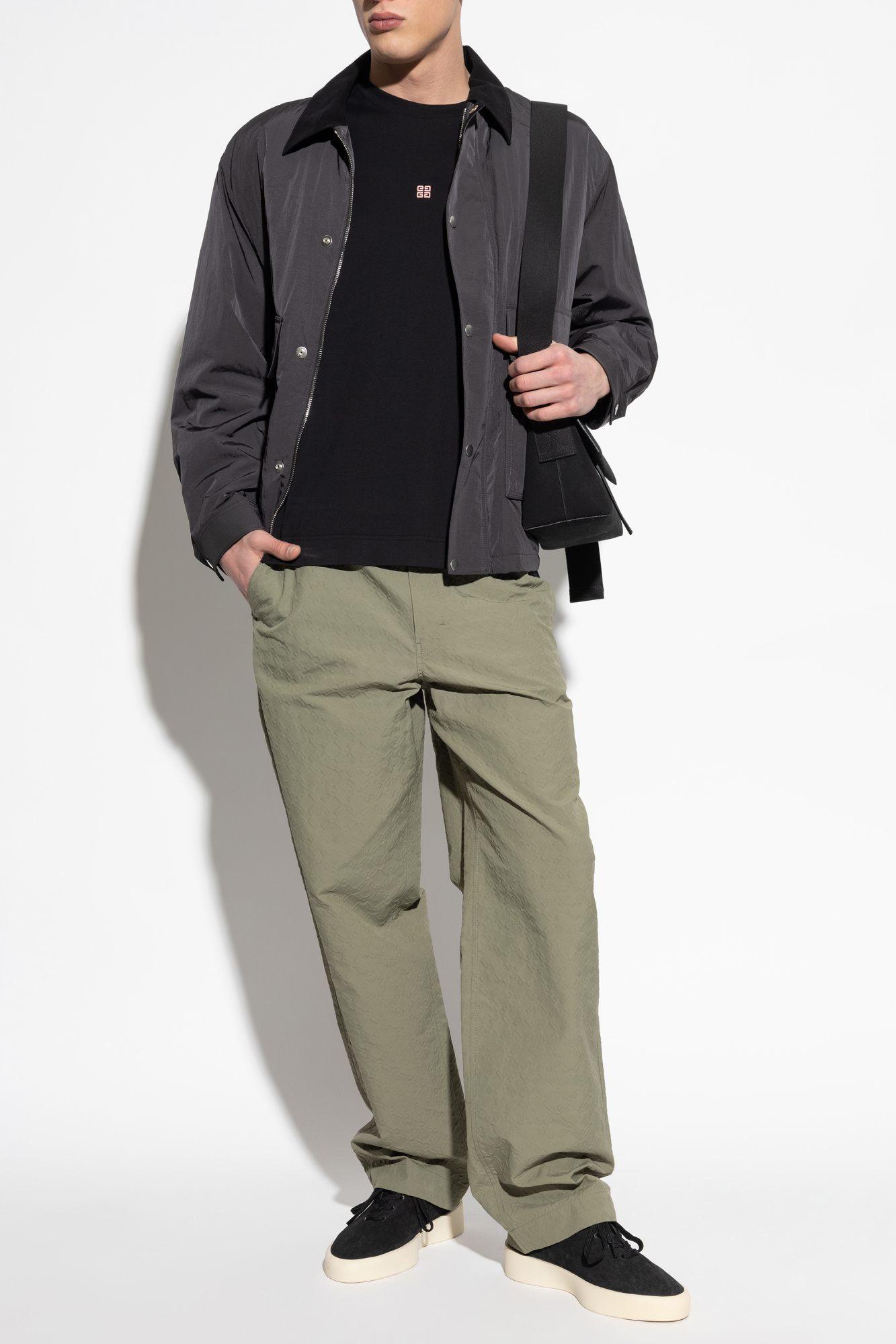 パンツ GIVENCHY FW20 HIGH WAIST TROUSERS (BW50CN11VS_305) Givenchy high-waist Cargo Trousers | Black | FARFETCH